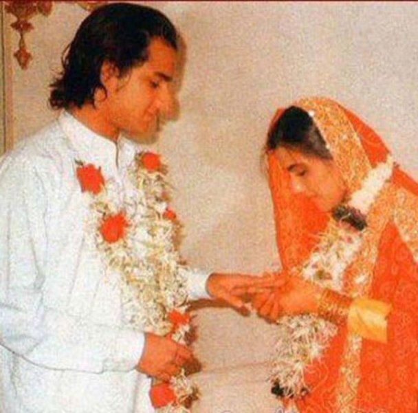 Saif Ali Khan y Amrita Singh