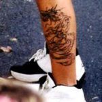 Татуировка на дракон върху Джеф Харди