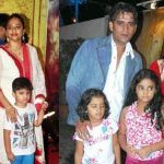 रवि किशन अपनी पत्नी और बच्चों के साथ