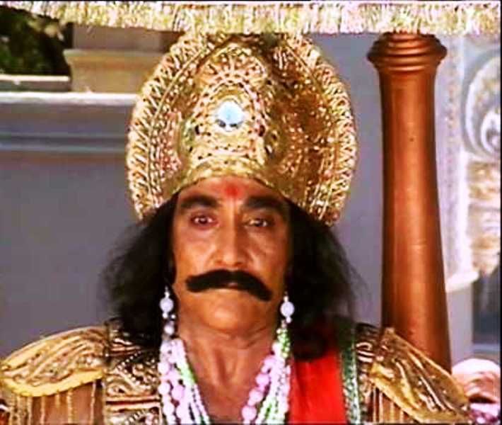 Goga Kapoor trong vai Kansa ở Mahabharta