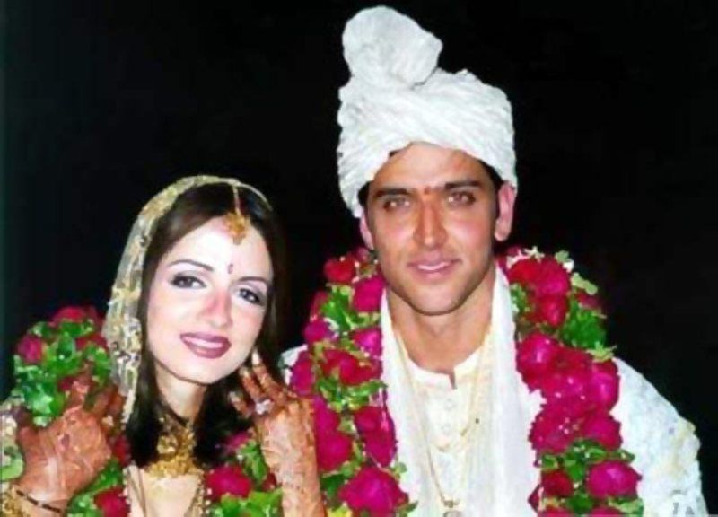 Hrithik Roshan ir Sussanne vestuvių nuotrauka