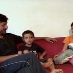 Rajat Kapoor ar saviem bērniem