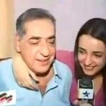 Саная Ирани с баща си