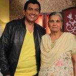 Sanjeev Kapoor con su madre
