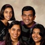 Sanjeev Kapoor con su familia