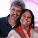 Neeraj Kabi với vợ của mình