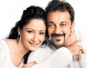 Sanjay Dutt med sin kone Manyata Dutt