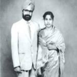 Khushwant Singh com sua esposa Kawal Malik