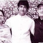 Aamir Khan vanhempiensa kanssa