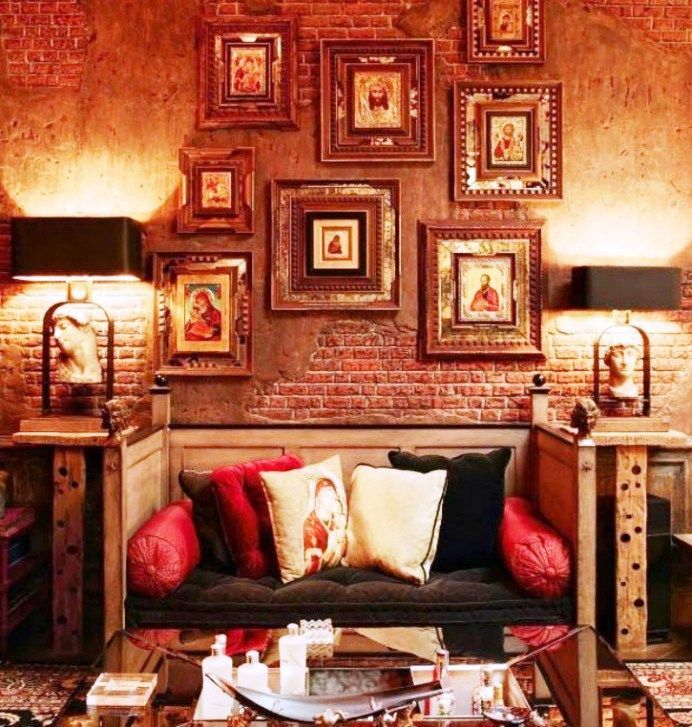 Shah Rukh Khan Mannat oturma odası