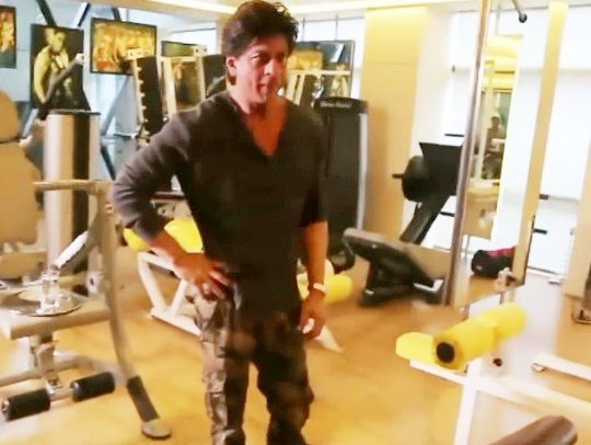 Shah Rukh Khan Mannat Fitnessstudio