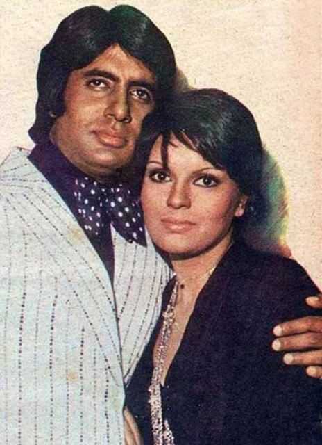 Amitabh Bachchan cu Parveen Babi