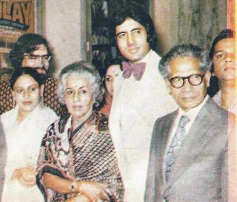 Амитабх Баччан с родителями