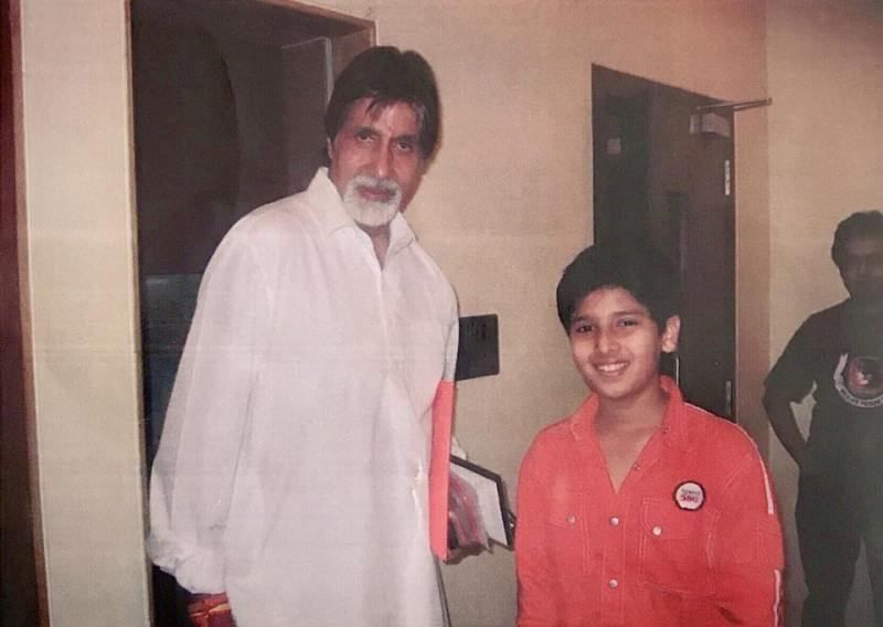 Armaan Malik avec Amitabh Bachchan