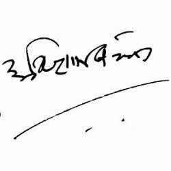 Potpis Amitabh Bachchana