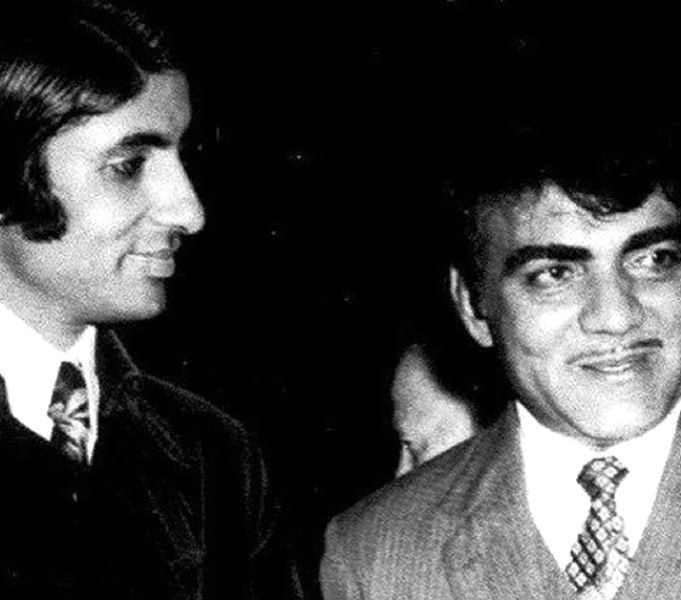 Amitabh Bachchan With Mehmood Ali