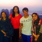 Sahil Khan sa svojom obitelji