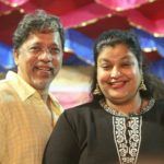 Η Ambika Ranjankar με τον σύζυγό της