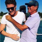 Richie Strahan con su padre