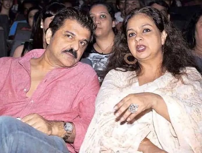 Rajesh Khattar com sua primeira esposa