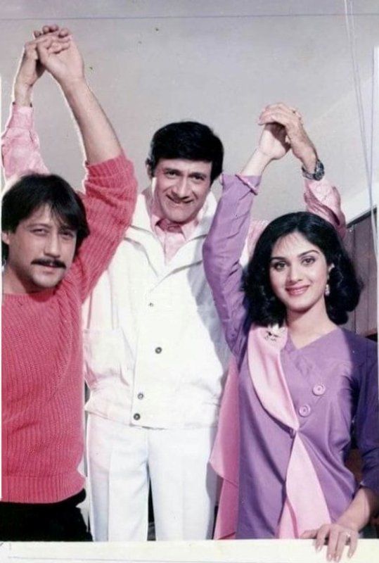 Jackie Shroff Kasama si Dev Anand