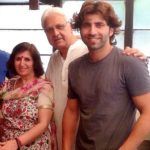 Sumit Kaul avec ses parents