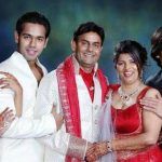 Gaurav Pandey med sin familie