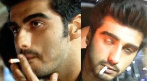 Arjun Kapoor fumando