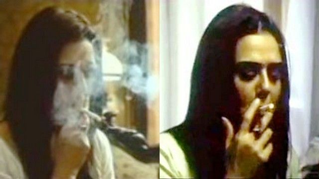 Preity Zinta hút thuốc