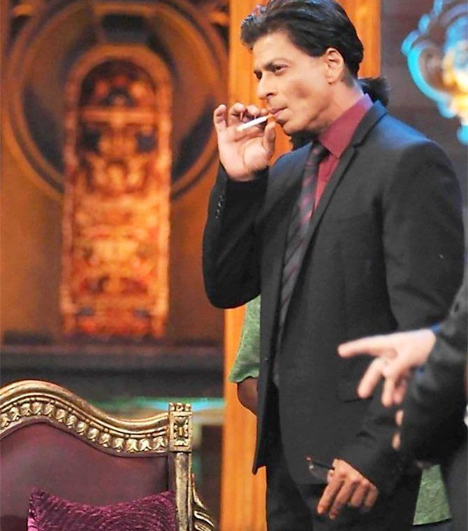 Chahrukh Khan Chain Smoker