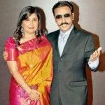 Gulshan Grover con su ex esposa Kashish Grover