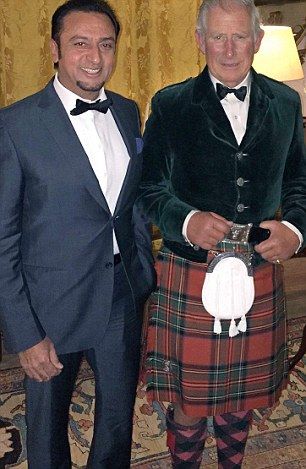 Gulshan Grover With Prince Charles At Dumfries House