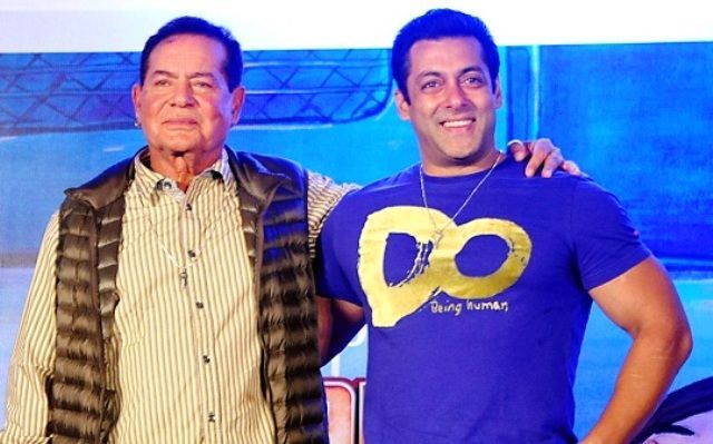 Salman Khan med sin far