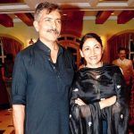 Deepti Naval mit ihrem Ex-Ehemann Prakash Jha