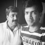 पिता के साथ अंकुर वर्मा