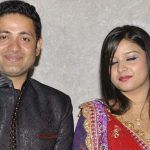 Anubhuti Chauhan koos abikaasa Piyush Chawlaga
