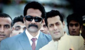 Deepraj Rana et l'acteur Salman Khan dans le film