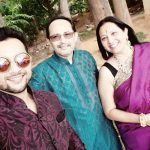 अभिषेक शर्मा अपने माता-पिता के साथ