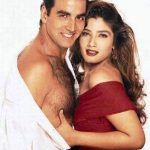 Akshay Kumar mit seiner Ex-Freundin Raveena Tandon