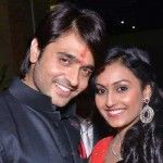 Archana Taide Sharma com marido