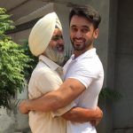 Paramveer Singh Cheema με τον πατέρα