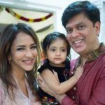 Лакшми Манчу със съпруга и дъщеря си