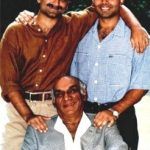 Aditya Chopra avec son frère et son père