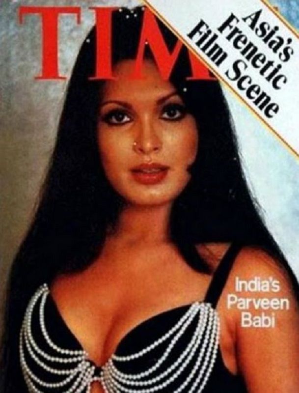 Parveen Babi Представен на корица на списание