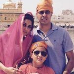 Harshad Malhotra koos naise ja pojaga