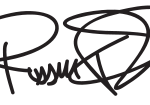Signature de Russel Peters