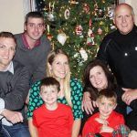 Brent Goble bersama keluarganya