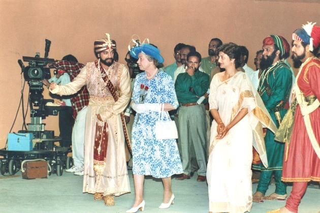 Kamal Haasan avec la reine Elizabeth 2
