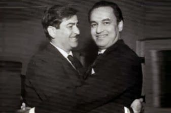 Радж Капур с певеца Мукеш