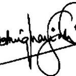 Semnătura Shatrughan Sinha